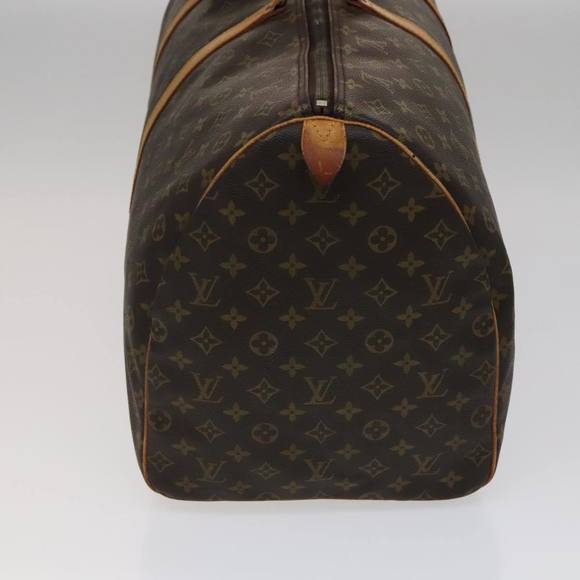 LOUIS VUITTON Monogram Keepall 60 Boston Bag M41422 LV Auth 108674 - Picture 3 of 16